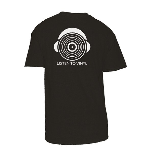 Natural Cotton T-Shirt - Record wit